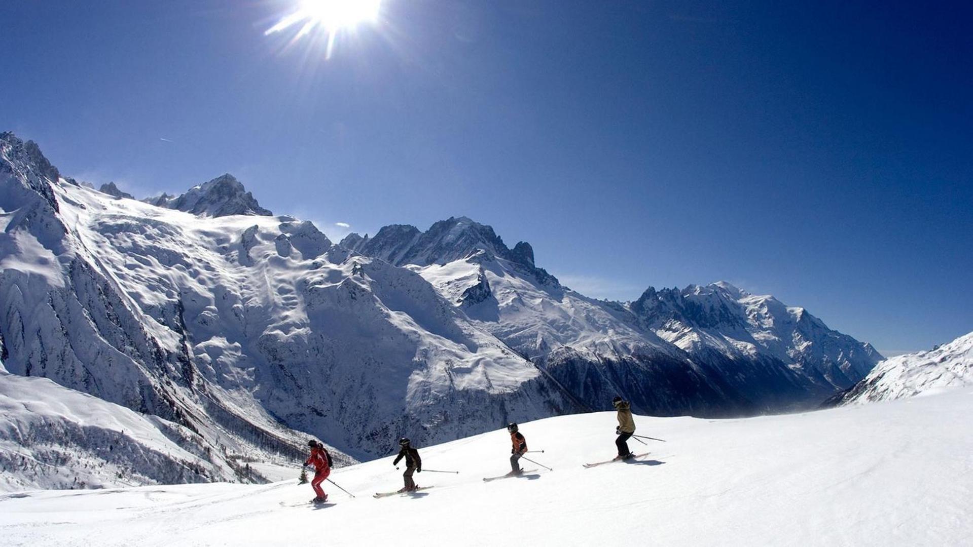 Chamois Blanc Terrasse Chamonix Exterior foto