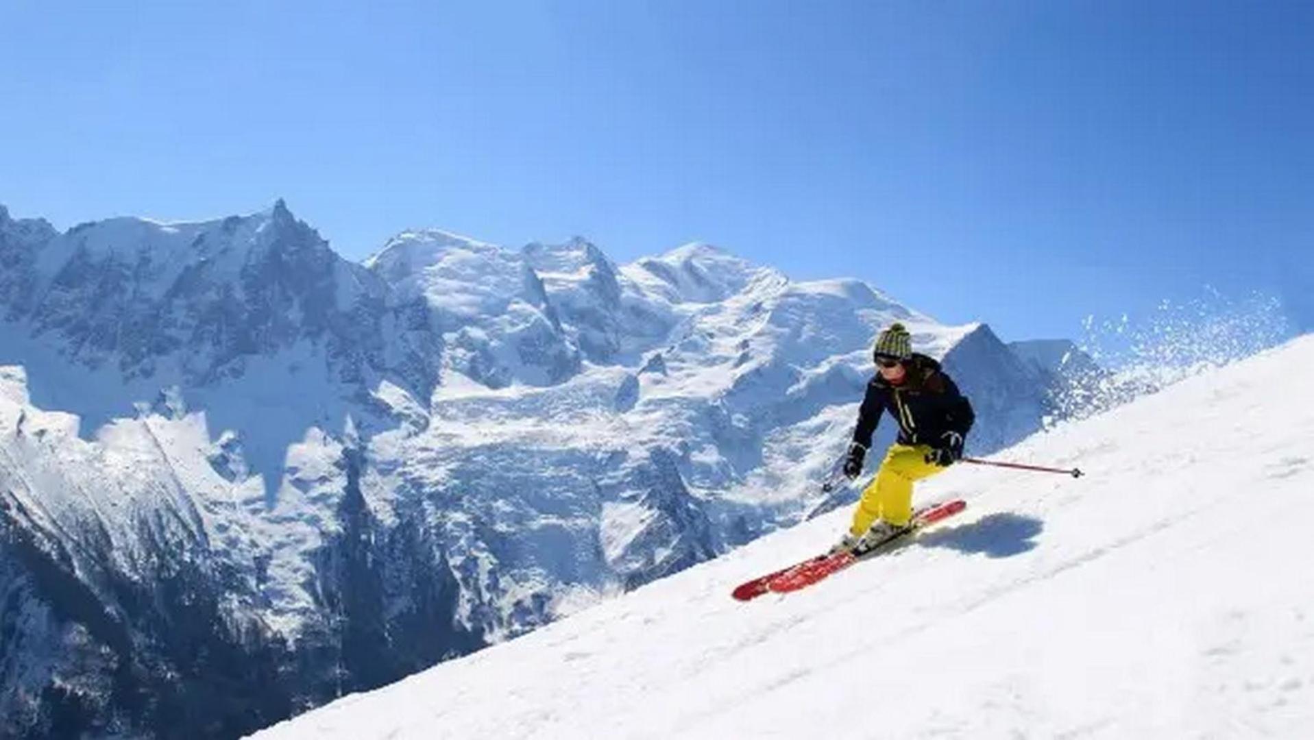 Chamois Blanc Terrasse Chamonix Exterior foto